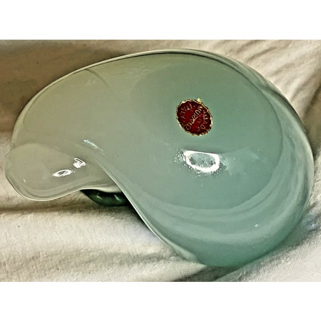 1950s Vintage 1950s Archimede Seguso Murano Glass Shell Bowl For Sale - Image 5 of 5