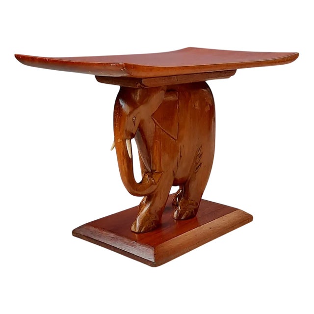 Asante or Ashanti Stool Elephant, 1970s For Sale