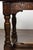 19th Century English Oak Table with Carved Apron and Turned Legs For Sale - Image 4 of 12