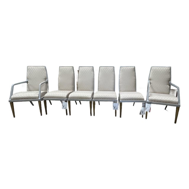 Jean Louis Denoit for Baker Furniture Jasper Dining Chairs- Set of 6 For Sale