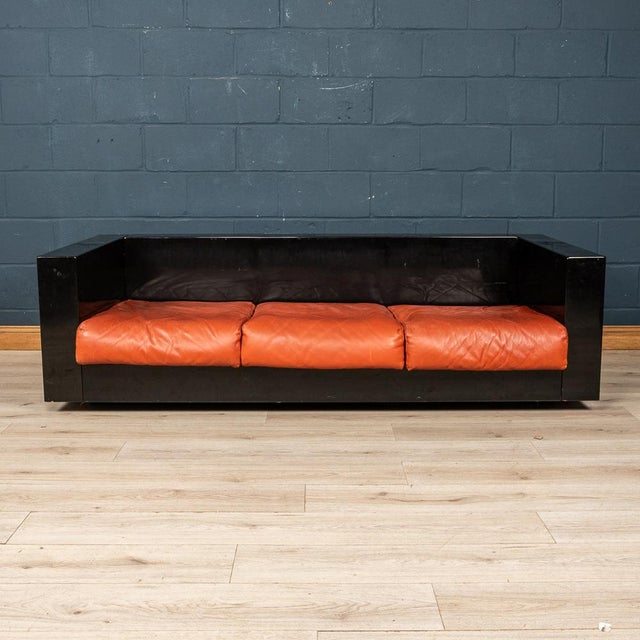 Animal Skin Vintage Three-Seater Saratoga Sofa by Lella and Massimo Vignelli for Poltronova, 1960s For Sale - Image 7 of 18