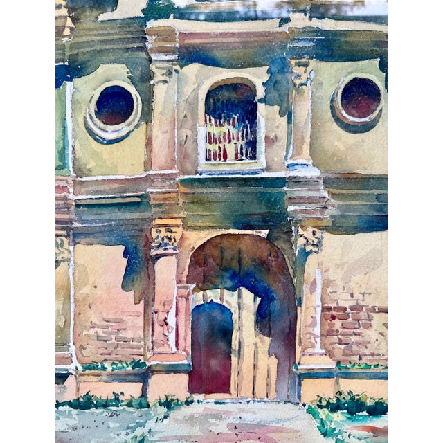 1993 San Vicente Watercolor Painting For Sale In Charleston - Image 6 of 9