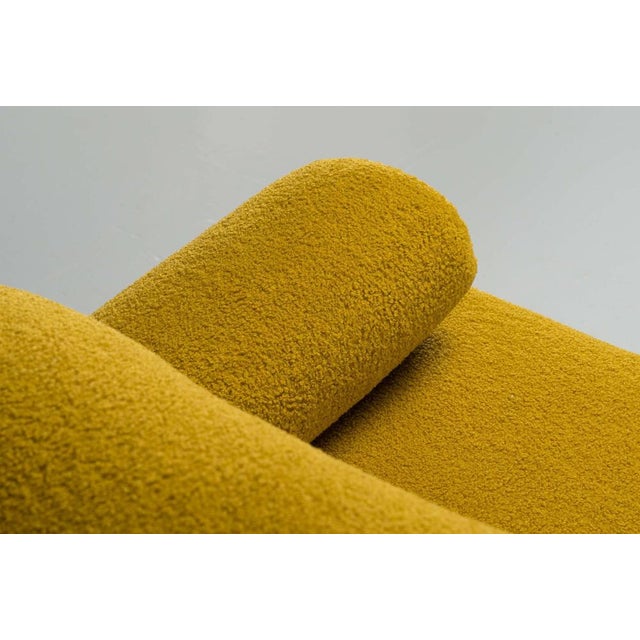 Lounge Chairs in Yellow Bouclé from Salotti B&T, Italy, 1970s, Set of 2 For Sale - Image 15 of 17