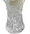 Glass Large Crystal Peony Vase Shannon Crystal Designs of Ireland, Godinger, 24% Lead Crystal For Sale - Image 7 of 9