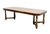 HIGH END VINTAGE Solid Oak Rustic European 100" Double Pedestal Dining Table 7080-40 Cannot identify manufacturer, but...