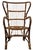 Bamboo and Rattan Armchair, 1950s For Sale