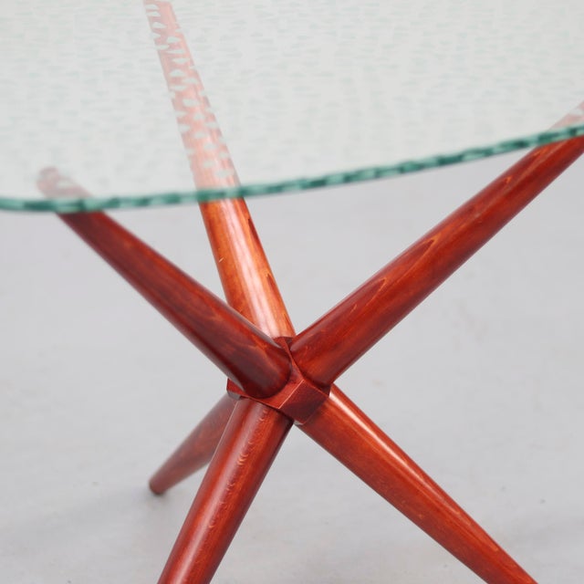 Vintage Star-Shaped Side Table, 1960s For Sale - Image 8 of 9