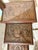 1950s George Zee & Co. Carved Wood Nesting Tables Set With Glass Tops Buddha For Sale - Image 11 of 12