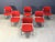 Red Vintage DSC 106 Side Chairs by Giancarlo Piretti for Castelli, 1970s, Set of 6 For Sale - Image 8 of 12