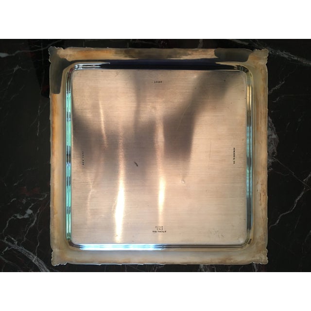 Antique Howard & Co New York Sterling Silver Coffee Pot, Open Sugar Bowl, Creamer and Matching Tray- 4 Pieces For Sale - Image 11 of 13