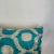 Modern Turkish Modern Blue Velvet Silk Ikat Pillow Cover For Sale - Image 3 of 5