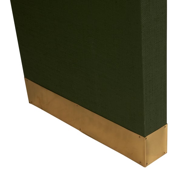 Chelsea House Inc Waterfall Raffia Console - Green For Sale - Image 4 of 5
