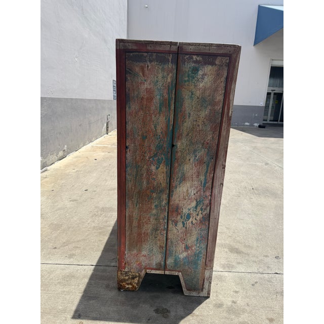 1990s 1990s Prized Rare Richard Warholic Painted Cabinet Art Piece Florida Artist For Sale - Image 5 of 14