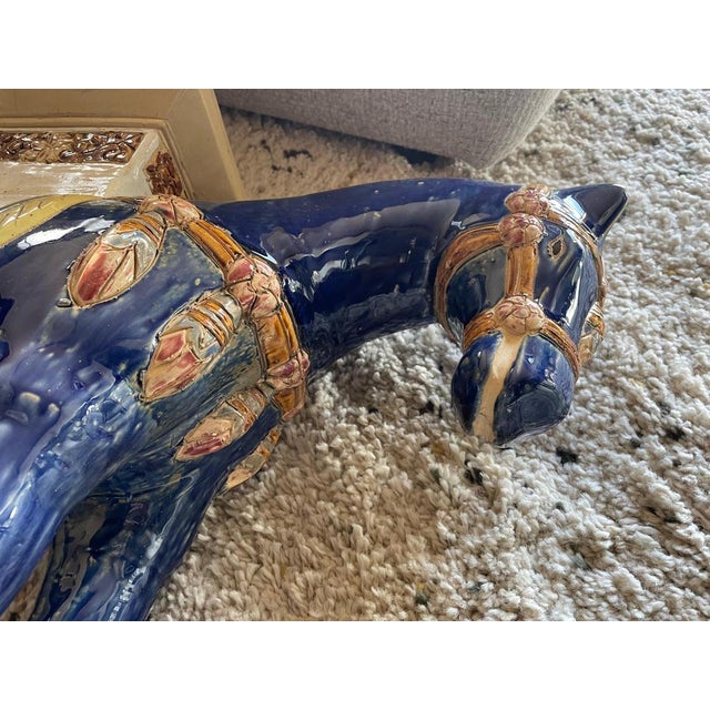 Vintage Horse Shape Planter For Sale - Image 3 of 10