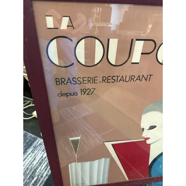 Poster for Restaurant La Coupole, Paris, 1930s For Sale - Image 4 of 5