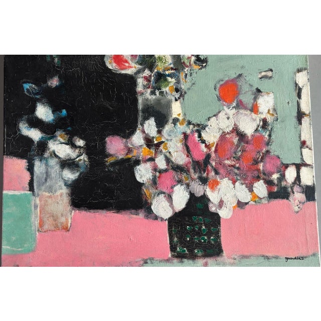 1960s Gérard Diaz, Still Life, 1960s, Oil on Canvas For Sale - Image 5 of 11