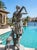 Classical Cast Iron Statue of Diana the Huntress With Stag For Sale - Image 10 of 12