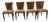 Vintage H-214 Chairs by Halabala, 1930, Set of 4 For Sale