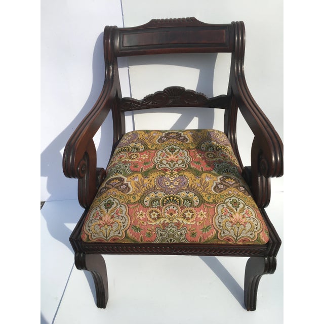 Early 19th Century Antique English Regency Armchair For Sale - Image 9 of 13