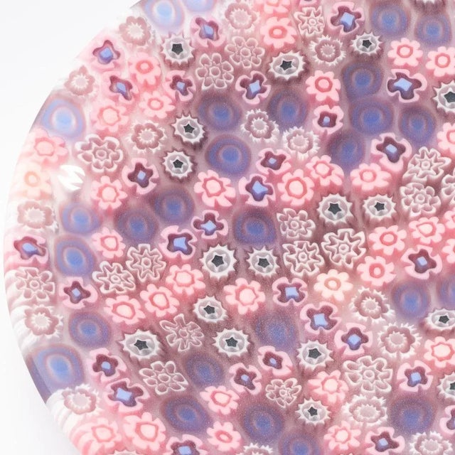 Contemporary Murano Glass Millefiori Plate by Ercole Moretti For Sale - Image 3 of 5