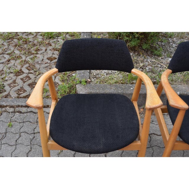 Model 411 Armchair by Hartmut Lohmeyer for Wilkhahn, 1950s, Set of 4 For Sale - Image 15 of 18