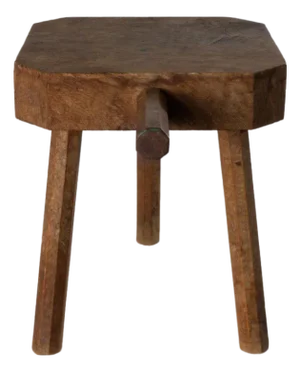 Early 20th Century Primitive Wallace Nutting Stool