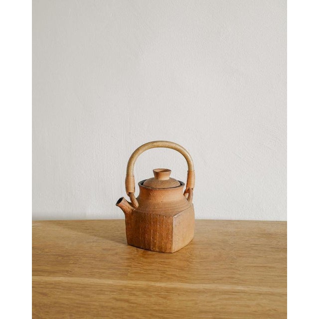 Wood Swedish Mid-Century Stoneware Tea Pot by Signe Persson-melin, 1963 For Sale - Image 7 of 7