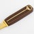 Gucci Brown Leather Desk Letter Opener with Gilded Equestrian Motif, circa 1970 For Sale - Image 9 of 14
