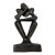 1990s Carved Wood Abstract Figural Sculpture For Sale