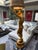 Mid-Century Figural lamp. 68” tall. Very campy and fun statement piece that is always a great conversation starter.