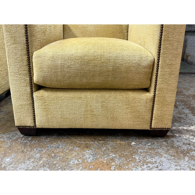 Baker Furniture Manhattan Lounge Armchairs, Pair For Sale - Image 10 of 12