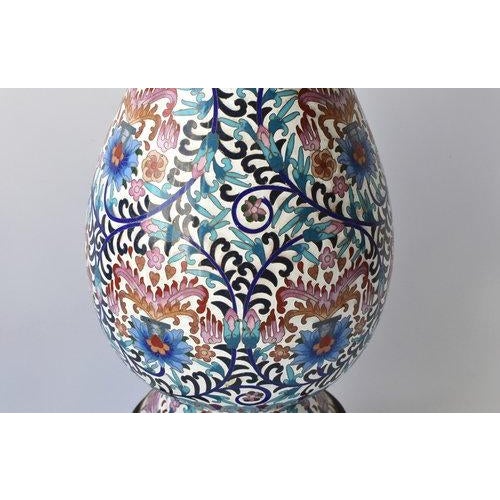 Extra Large Chinese Blue White Cloisonne Vase Chairish