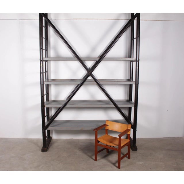 Industrial Scaffolding Shelves from Tubesca, 1950s For Sale - Image 9 of 10