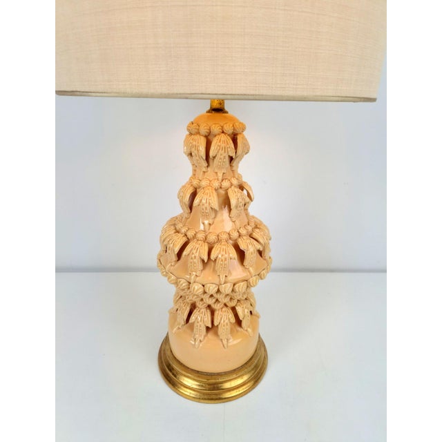 Ceramic Table Lamp by Cerámica Bondia Manises, Spain, 1960 For Sale - Image 6 of 9