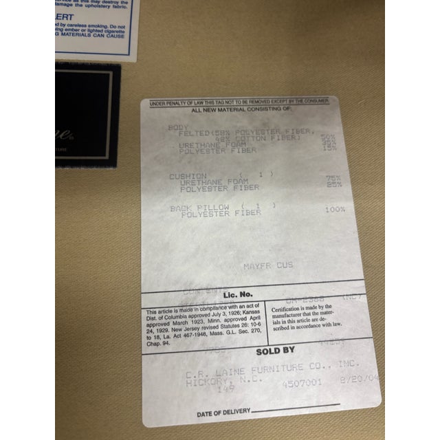 Vintage c.r. Laine French Louis XVI Style Designer Accent Chairs - Pair For Sale - Image 16 of 17