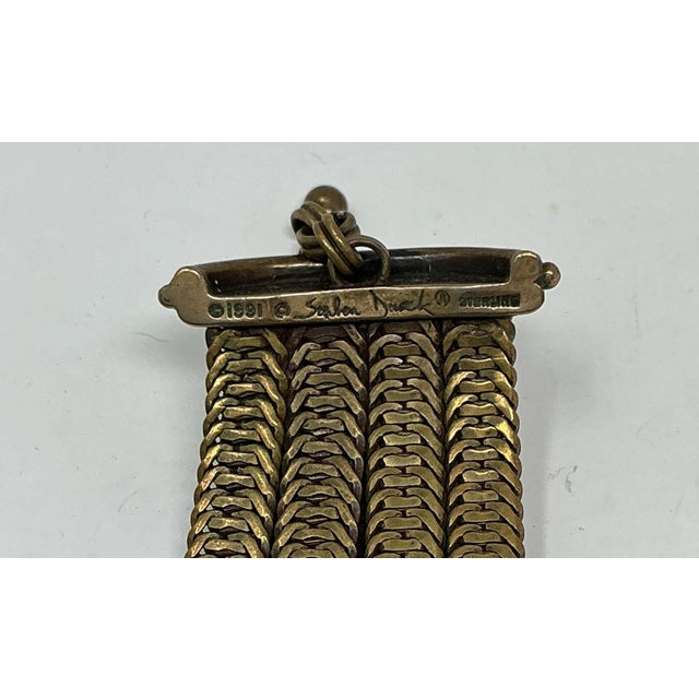 1990s Stephen Dweck 7 Strand Bracelet, Sterling For Sale In Houston - Image 6 of 6