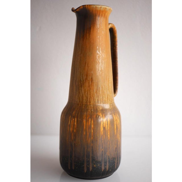 An extraordinary, rare and rather large hand-made vintage ceramic vase known as "ASR", design by the very talented Gunnar...