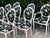 French A Set of Eight Maison Jansen Style French Louis XVI Chairs With New Upholstery For Sale - Image 3 of 12