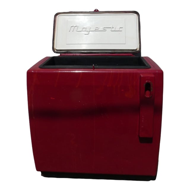 Steel and Enamel Bar Ice Chest by Coca-Cola, United States, 1960s For Sale