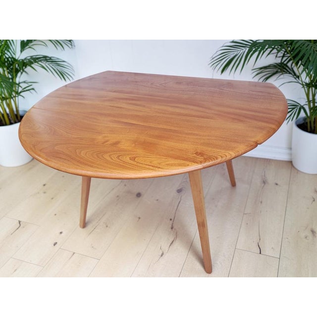 Mid-Century Modern Blonde Plank Dining Table in Elm by Lucian Ercolani for Ercol, 1960s For Sale - Image 9 of 18
