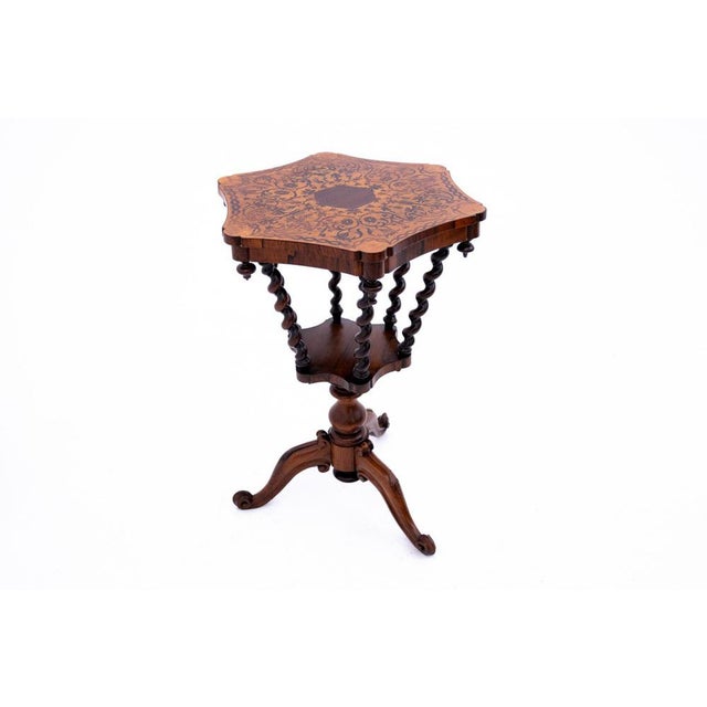 Inlaid Side Table, France, 1880s For Sale - Image 11 of 11