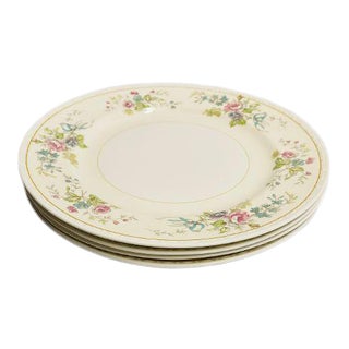 Vintage Homer Laughlin Eggshell Georgian Plates S/4 For Sale