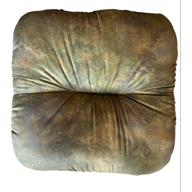 1990s Vintage 1990s Restored Ottoman For Sale - Image 5 of 12