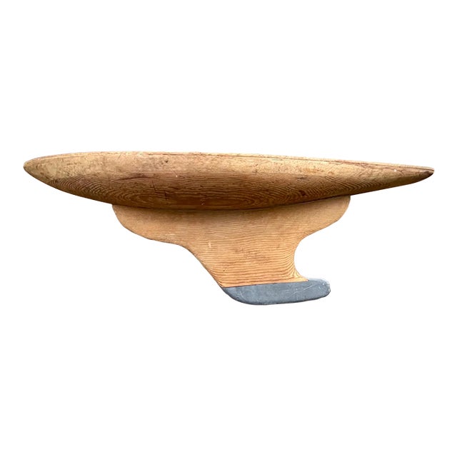 Antique Model Sailboat Hull Great Quality Hand Made. Pond Boat. Vintage Nautical Decor For Sale