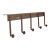 Antique Wrought Iron Industrial Peg Wall Rack For Sale