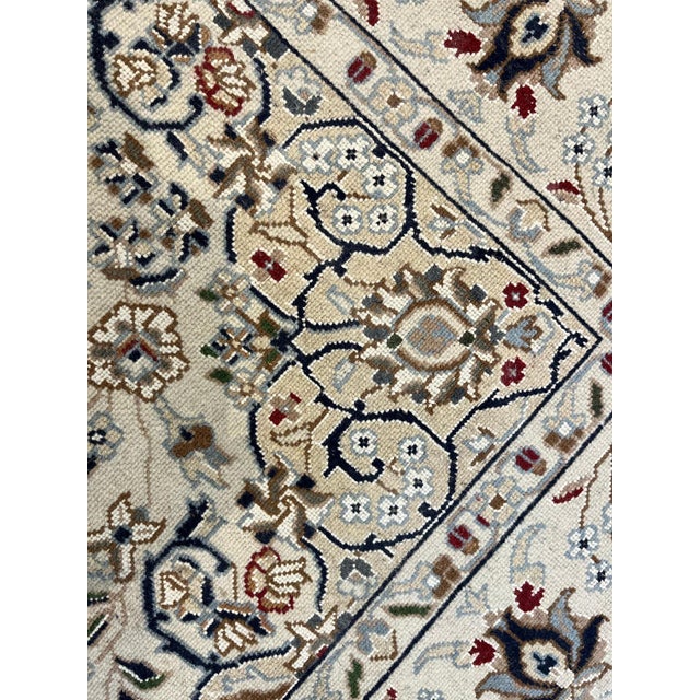 1980s Indo Persian Nain , 2'8" X 4'2" For Sale - Image 4 of 5