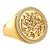 Syna Yellow Gold Tree of Life Ring with Diamond For Sale