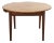 Country English Provincial Round Fruitwood Farmhouse Dining Table For Sale