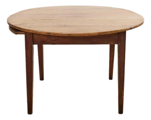 Country English Provincial Round Fruitwood Farmhouse Dining Table