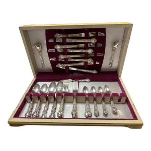 1847 Rogers Bros. Heritage Silverplate Flatware Set- 57 Pieces
